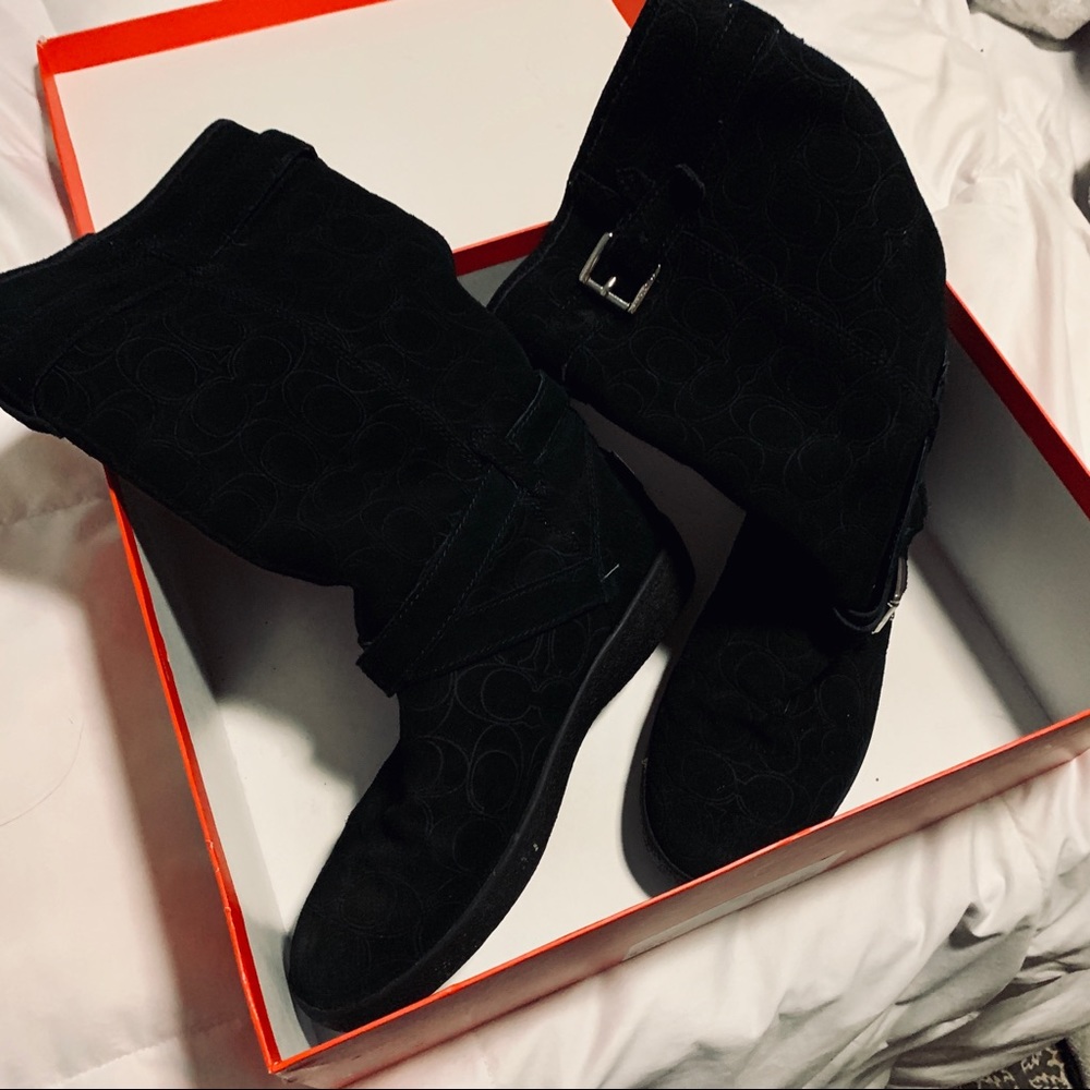 Black Coach Winter Boots